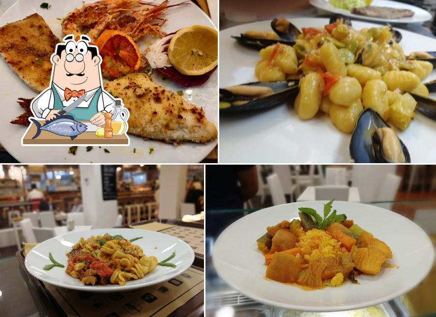 Salmone grigliato al Grano Granis Trattoria Tipica Siciliana