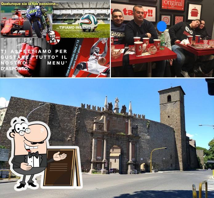 Tra le varie cose da KFC si possono trovare la esterno e tavolo da pranzo