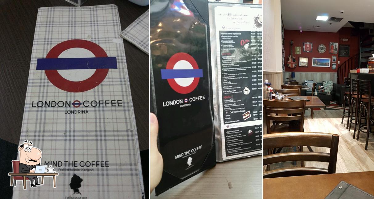 O interior do London Coffee