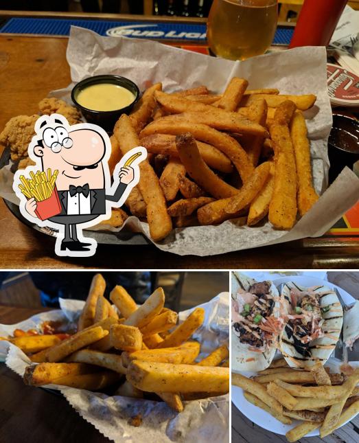 Order fries at The Pour House Pub and Grill