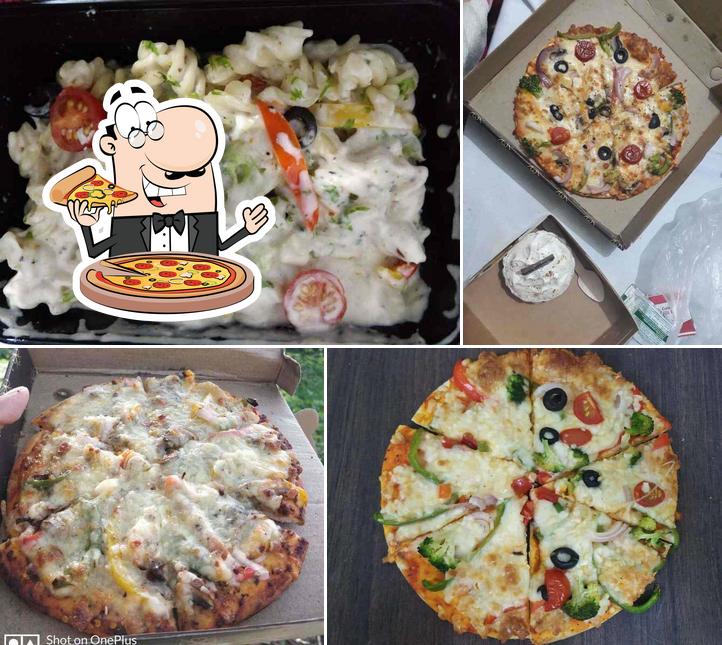 Try out pizza at Cakery
