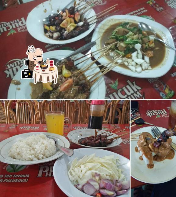 Meals at Warung Sate Pak No Cab Poka