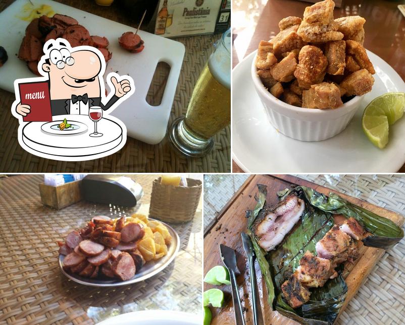 Блюда в "Sítio Bar Restaurante e Pousada Macacos"