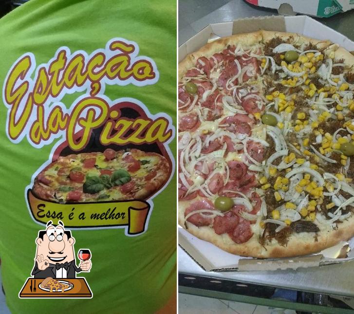 No Estação da Pizza, você pode pedir pizza