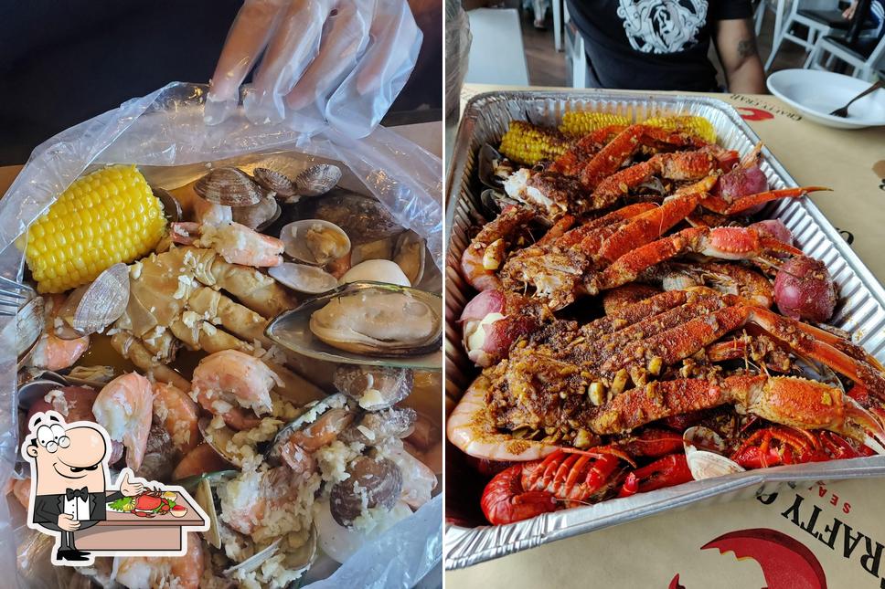 Pick various seafood items offered by Crafty crab