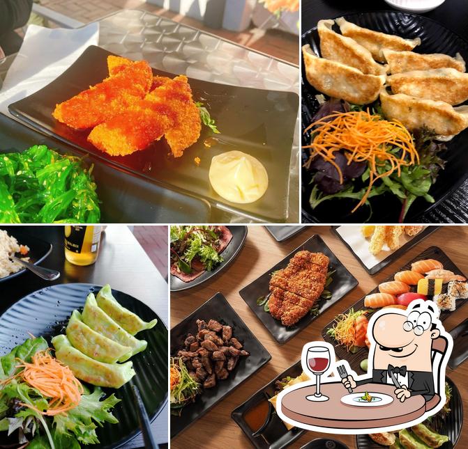 Meals at Okami Japanese Restaurant