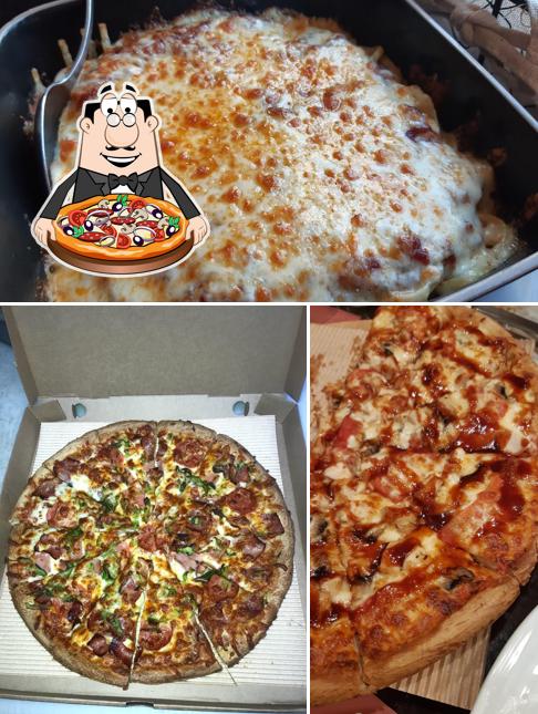 Pick pizza at Pizza planet