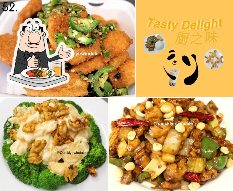 Comida en Tasty Delight