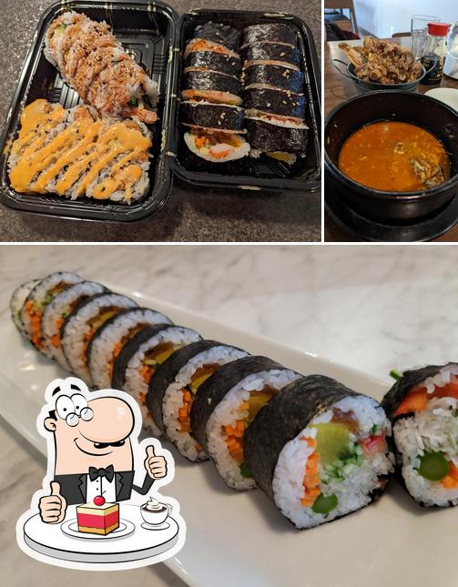 Kimbap & Sushi sert une sélection de desserts