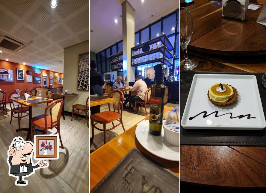 O interior do Le Vin Restobar e Lounge - Mercure Boulevard