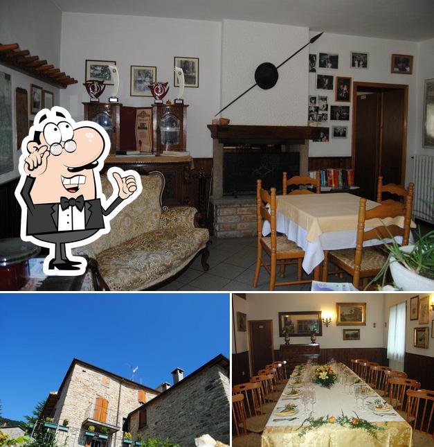 Gli interni di Borgo di Sumbilla bed & breakfast e Trattoria Monti