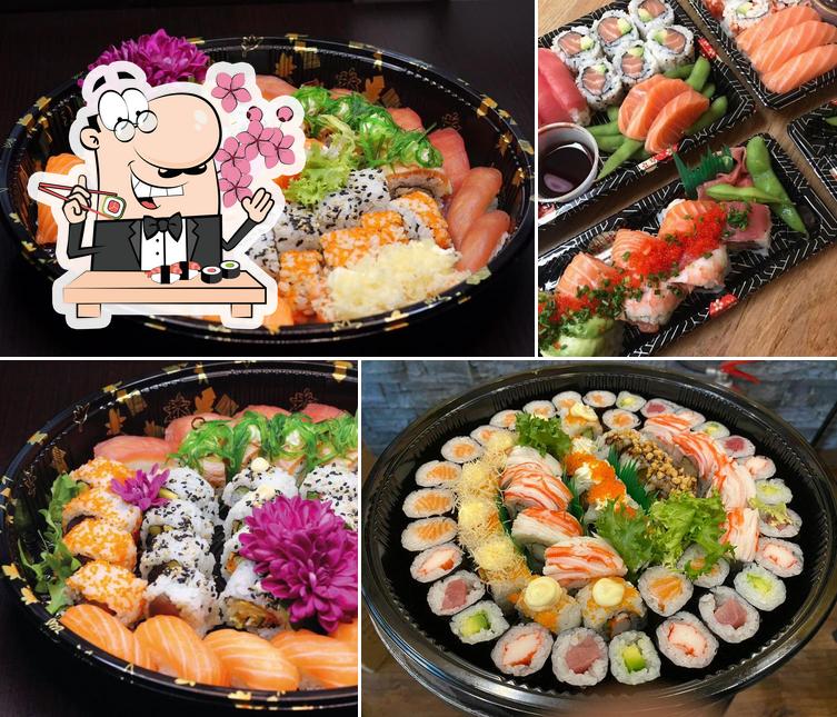 Scegli le diverse opzioni di sushi