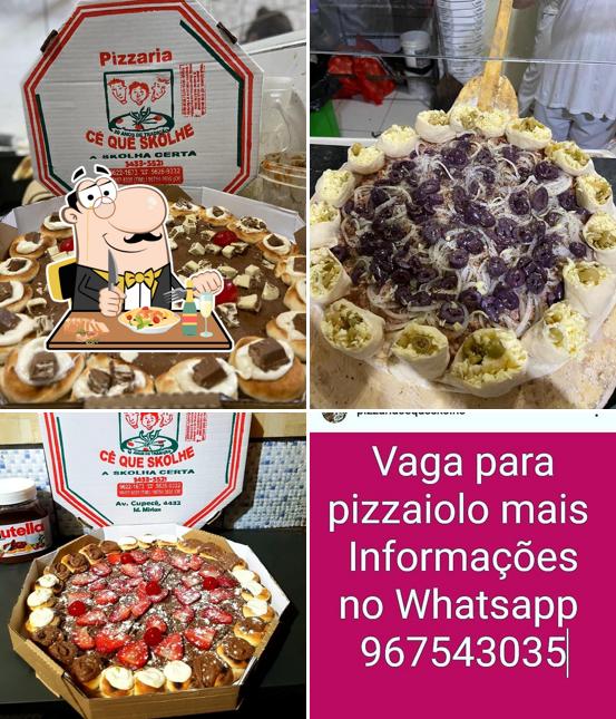 Comida em Pizzaria Cê Que Skolhe