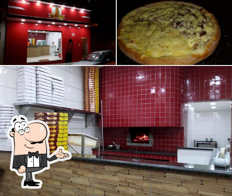 O Pizzaria la Torre's se destaca pelo interior e comida