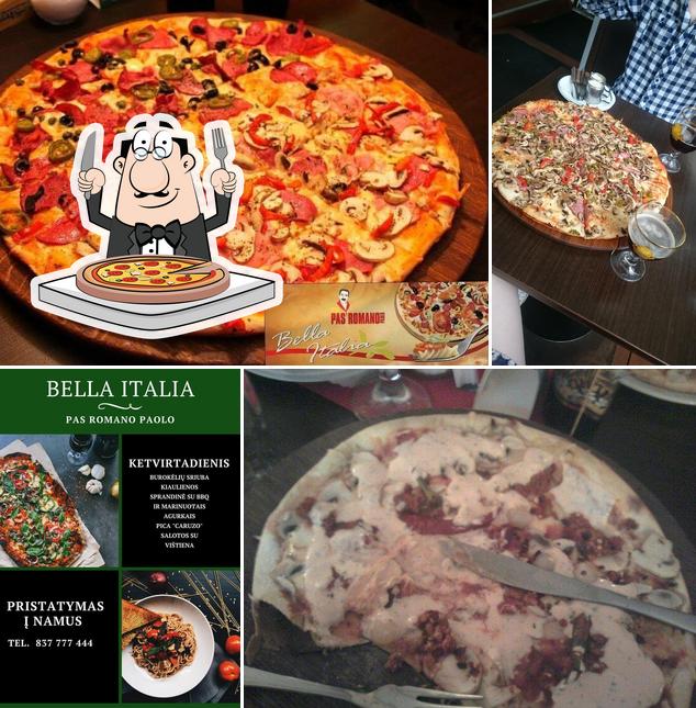 Commandez des pizzas à „Bella Italia“