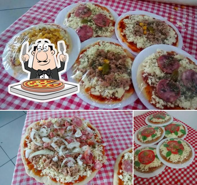 Escolha pizza no Casa das Pizzas