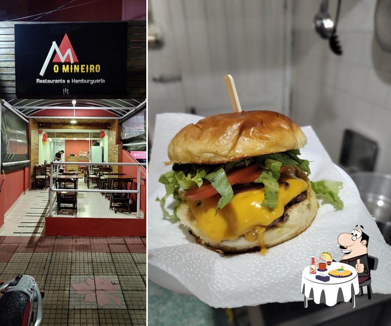 Consiga um hambúrguer no O Mineiro Hamburgueria e Restaurante