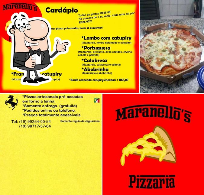 Look at the photo of Maranello's Pizzaria