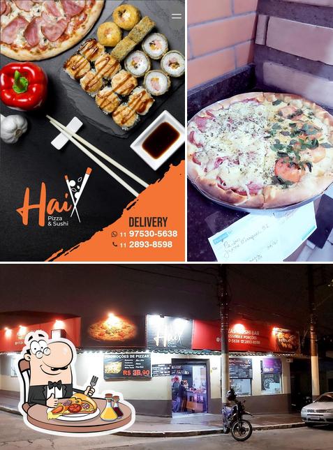 Peça pizza no Hai Pizza & Sushi Bar