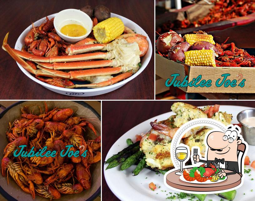 Order seafood at Jubilee Joe's Cajun Seafood Restaurant