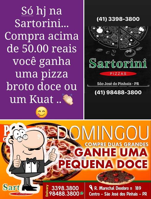 Look at this photo of Sartorini Pizzas
