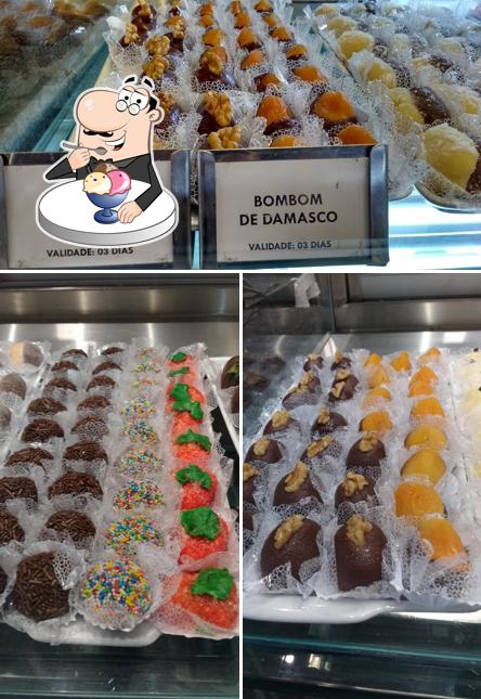 Peça uma das sobremesas