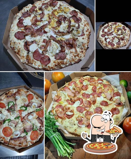 Experimente pizza no Pizzaria Toca da Massa