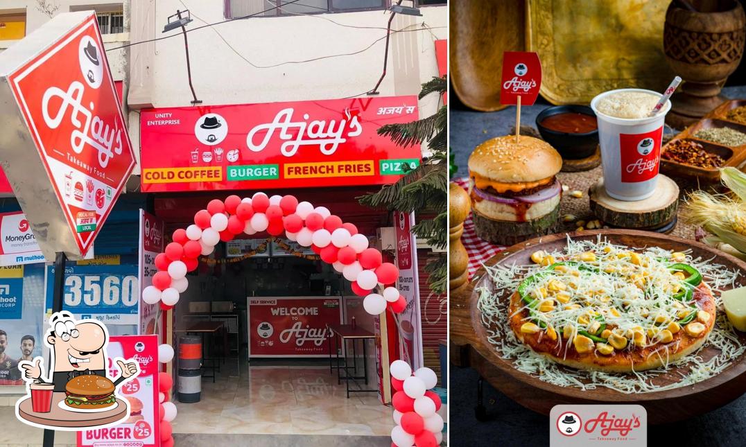 Get a burger at Ajay's - Abhilasha Char Rasta, Vadodara