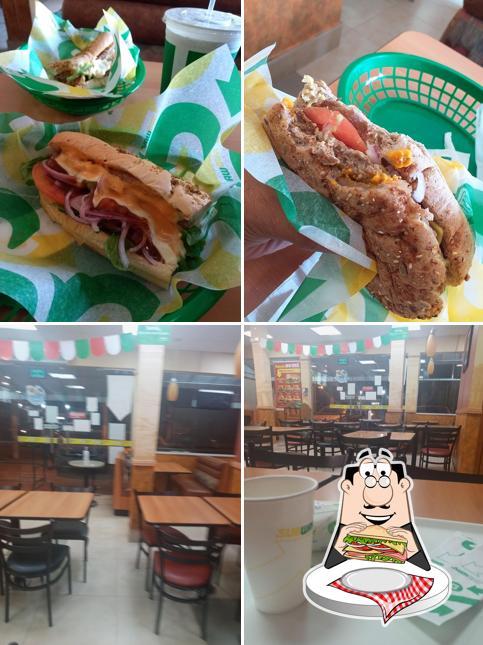 Clube sanduíches em Subway