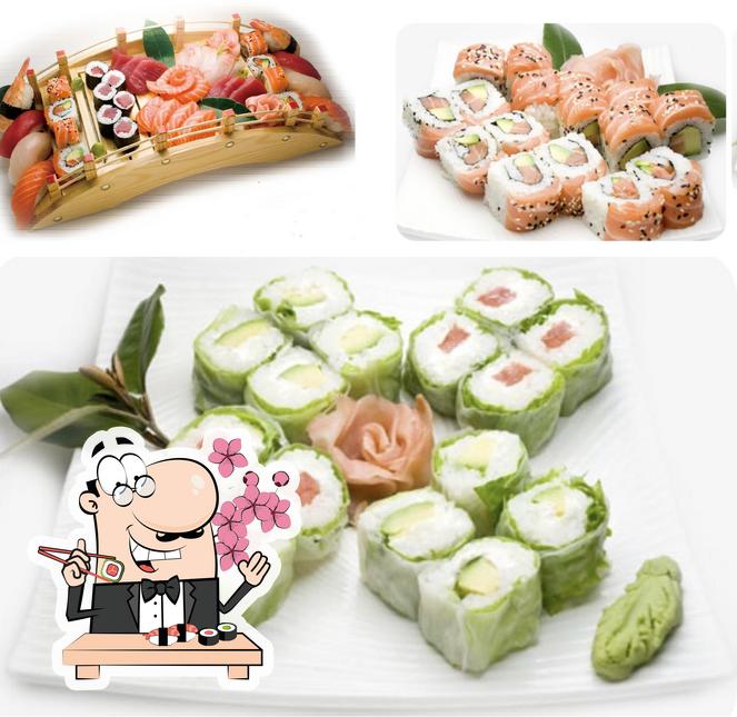 Les sushi sont disponibles à Sushi 8