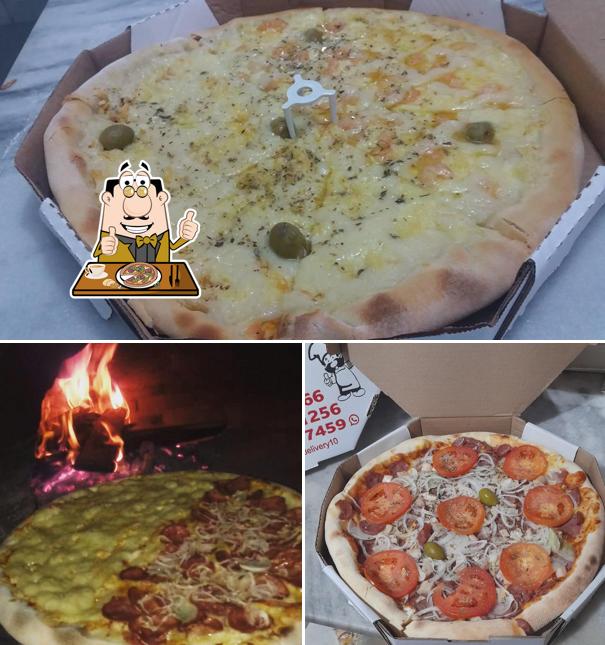 Escolha diversos tipos de pizza