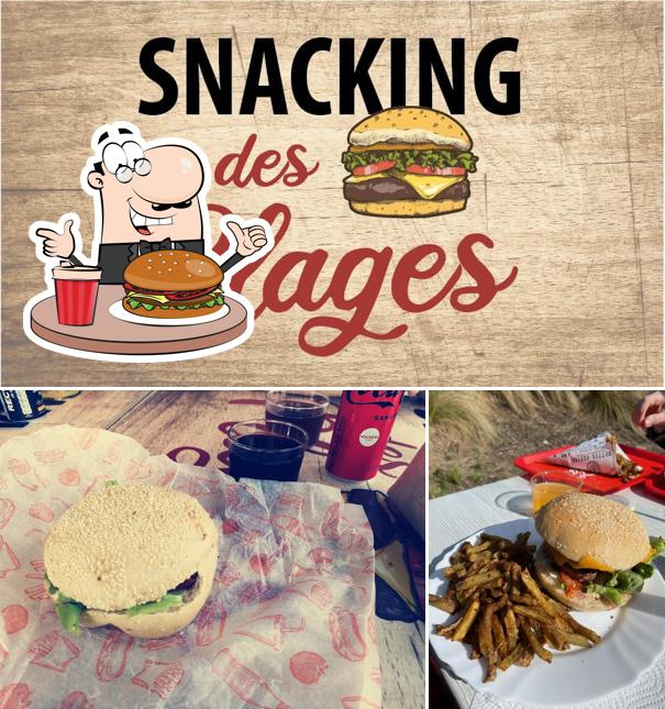 Prenez un hamburger à Snacking des plages