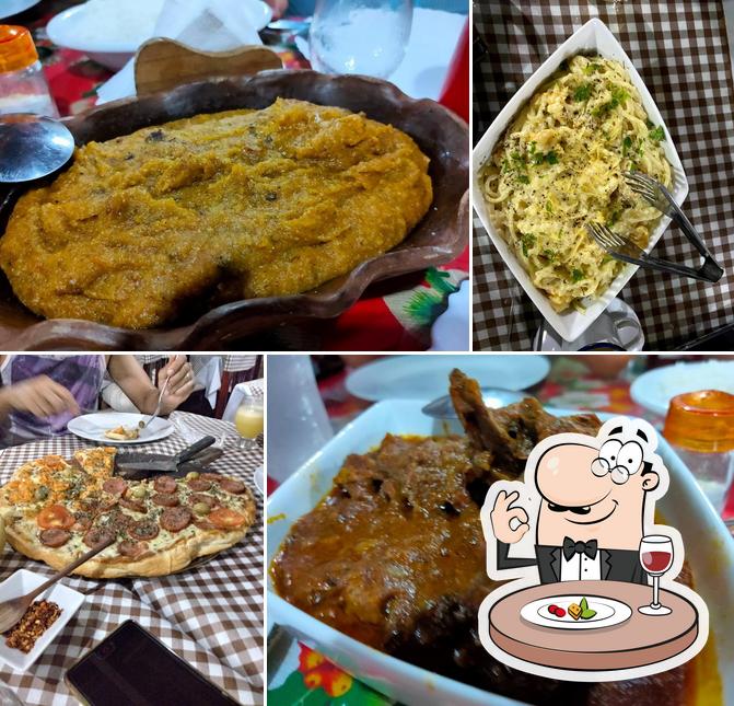 Еда в "Restaurante e Pizzaria Casa da Roça"