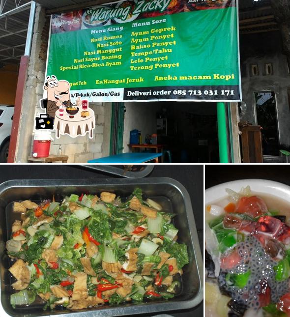 Meals at Warung Zacky Asli Wong Pati