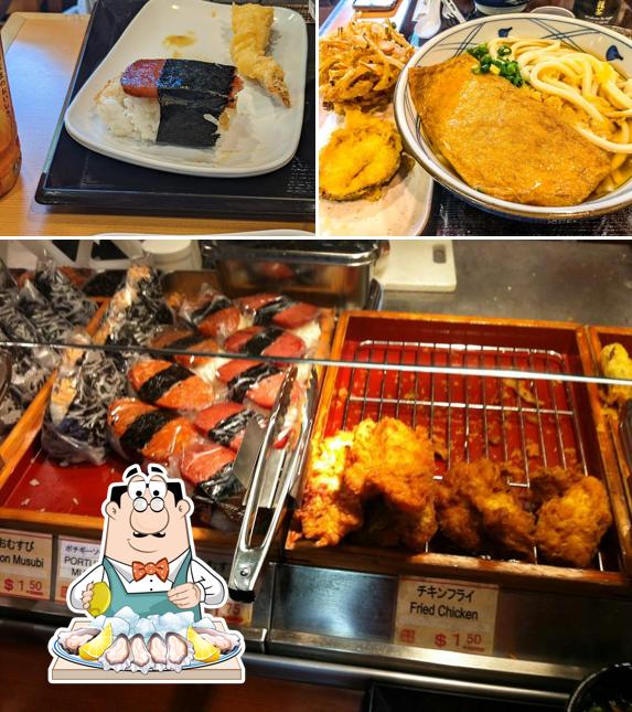 Отведайте блюда с морепродуктами в "Marugame Udon"