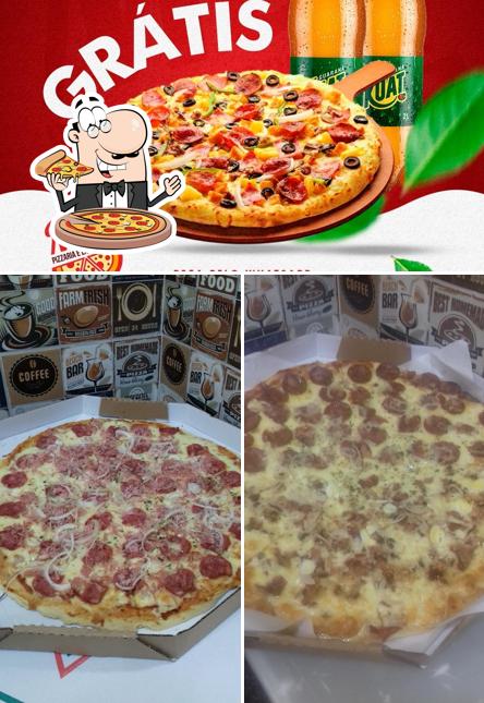 Escolha pizza no Mix Pizzaria e Lanchonete