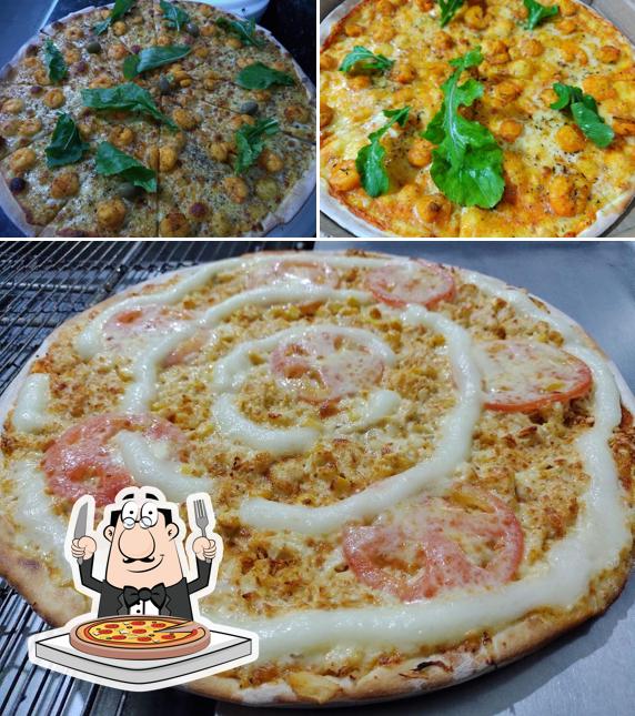 No Quinta Estação - Pizzaria e Restaurante, você pode degustar pizza