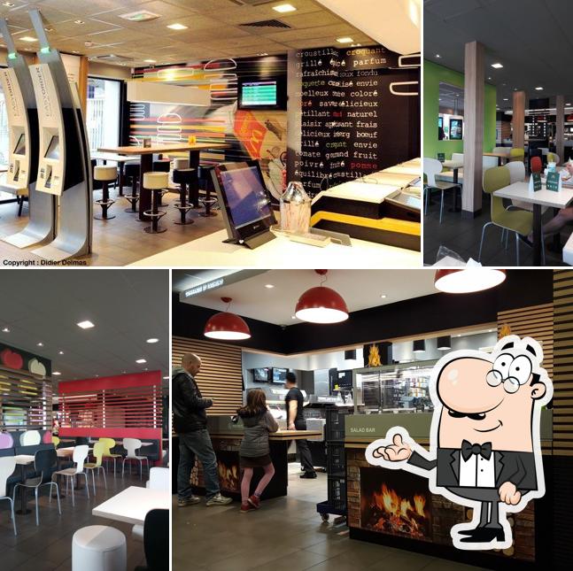 L'intérieur de McDonald's