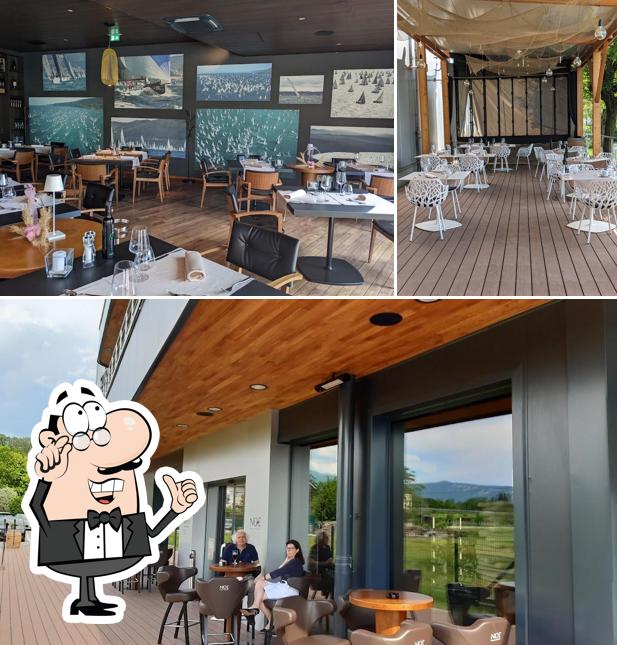Gli interni di NOE Wine Bar & Restaurant