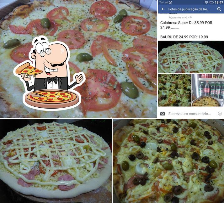 Experimente pizza no Pizzaria realeza