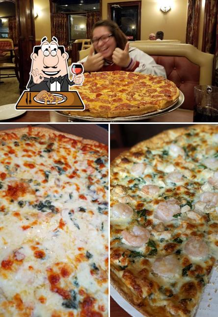 Try out pizza at San Remo Restaurant & Pizzeria