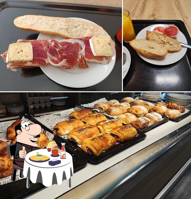Plato de queso en Cafetería y Restaurante Hospital Toledo(Daily Break SERUNION)