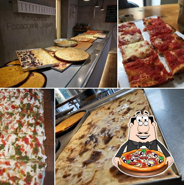 A Krescenza, puoi ordinare una bella pizza