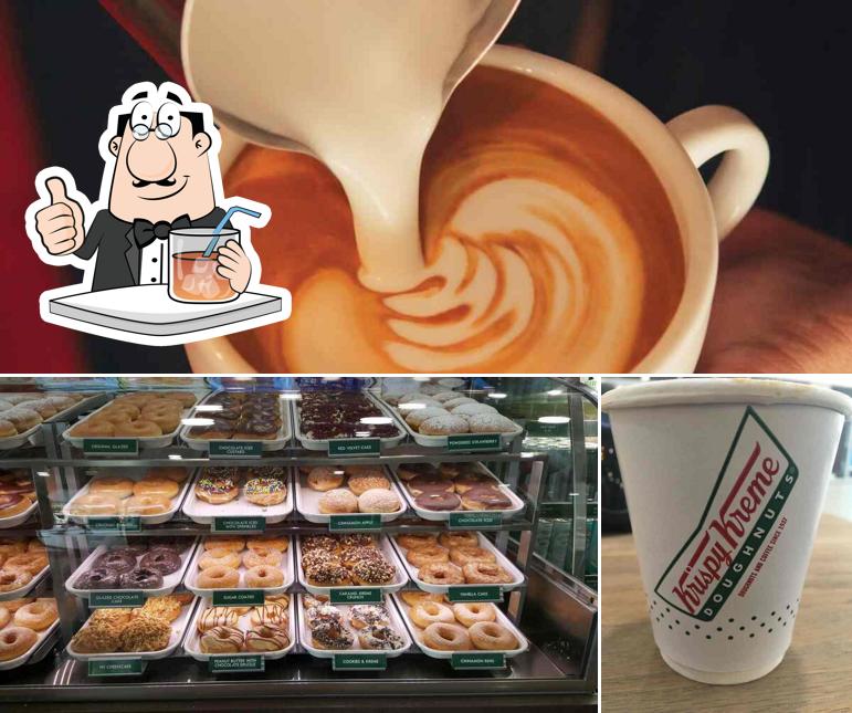 Voici l’image affichant la boire et nourriture sur Krispy Kreme Rosebank