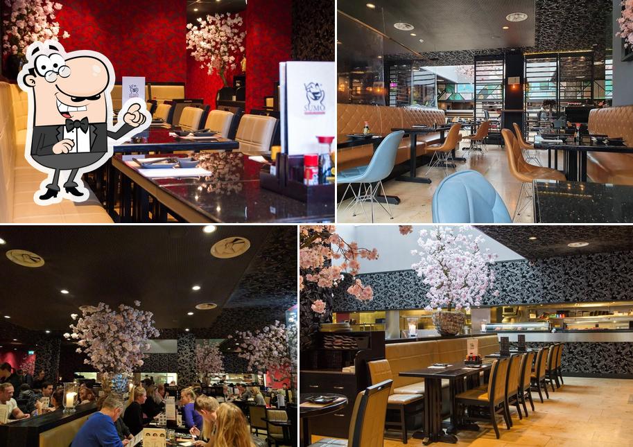 The interior of Yasumi Sushi & Grill