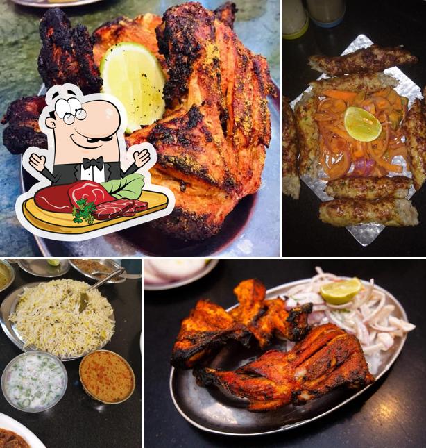 SAGAR PAPAJI KA DHABA provides meat meals