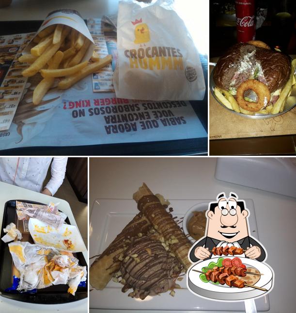 Comida em Burger King