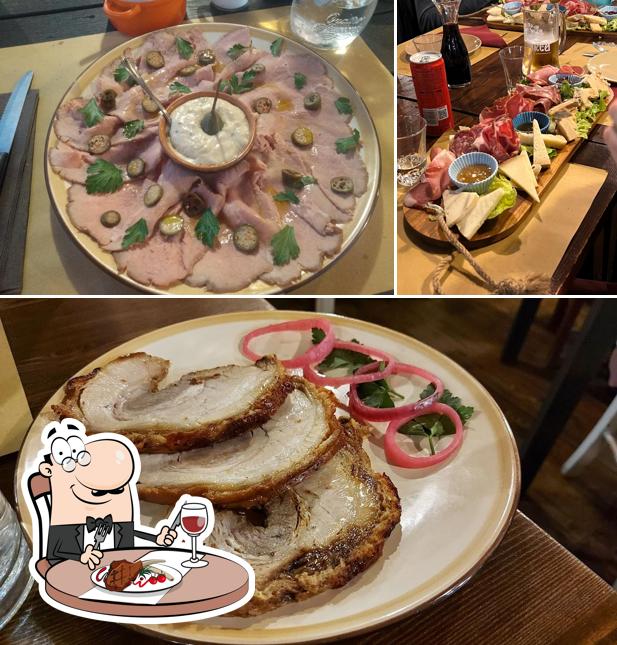 Prenditi i piatti di carne a TRATTORIA L'Attaccabrighe