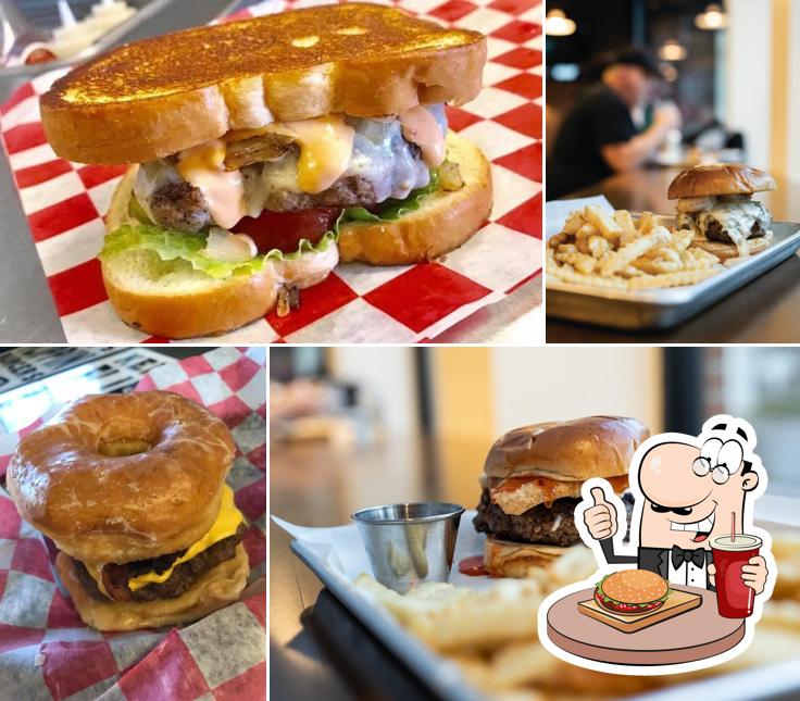 Try out a burger at Kenny's Flippin Burgers