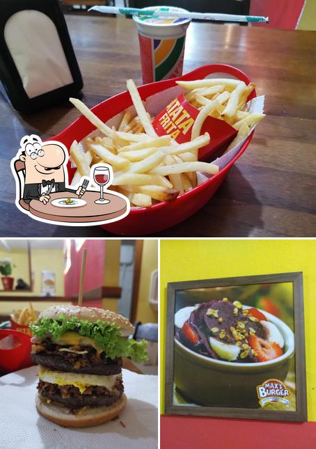 Platos en Max' Burger